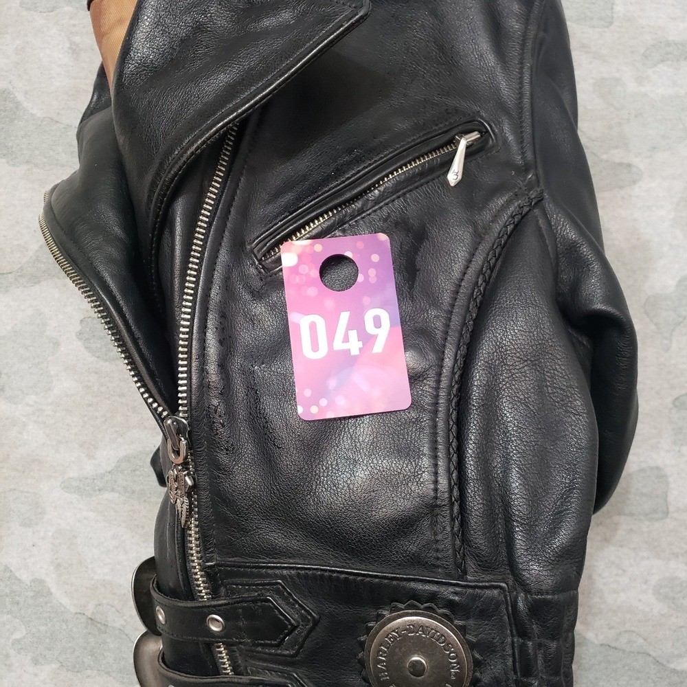 Harley-Davidson Black Leather Biker Jacket - Picture 15 of 15